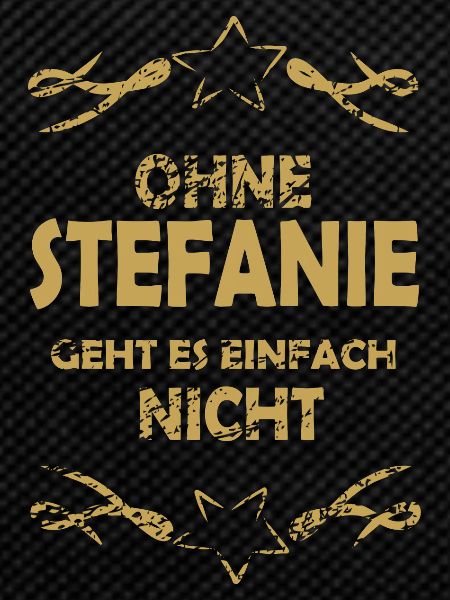 Ohne Stefanie Steffi unmoeglich
