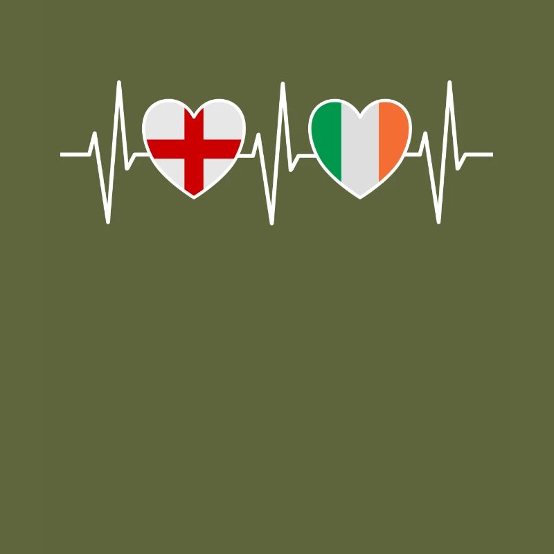Drapeaux du drapeau irlandais de l’Angleterre et de l’Irlande