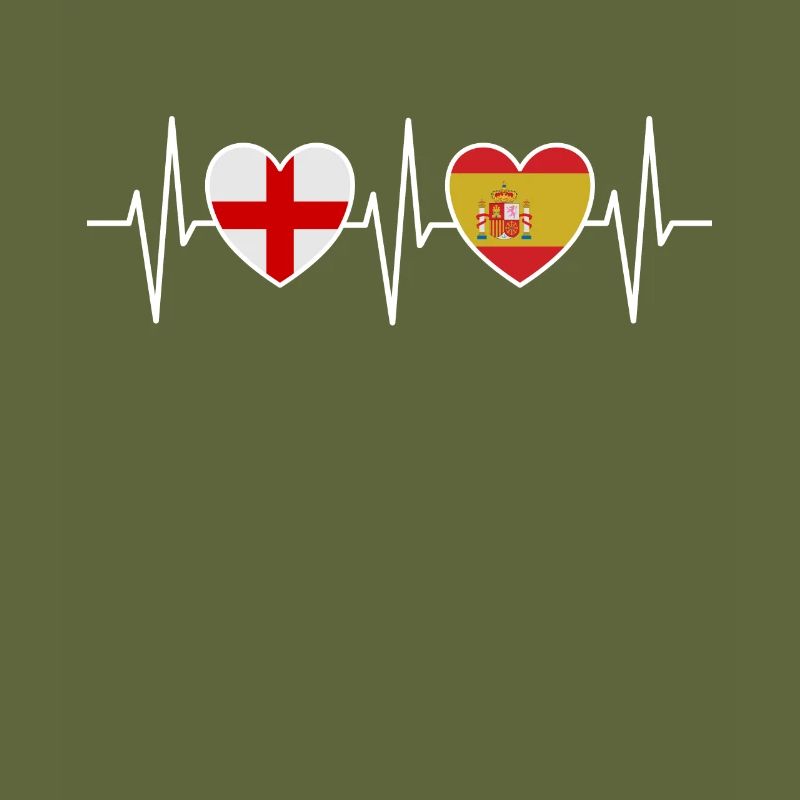 Angleterre et Espagne Drapeaux espagnols Drapeaux