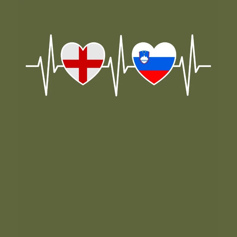 Drapeaux de l’Angleterre et de la Slovénie drapeaux slovènes
