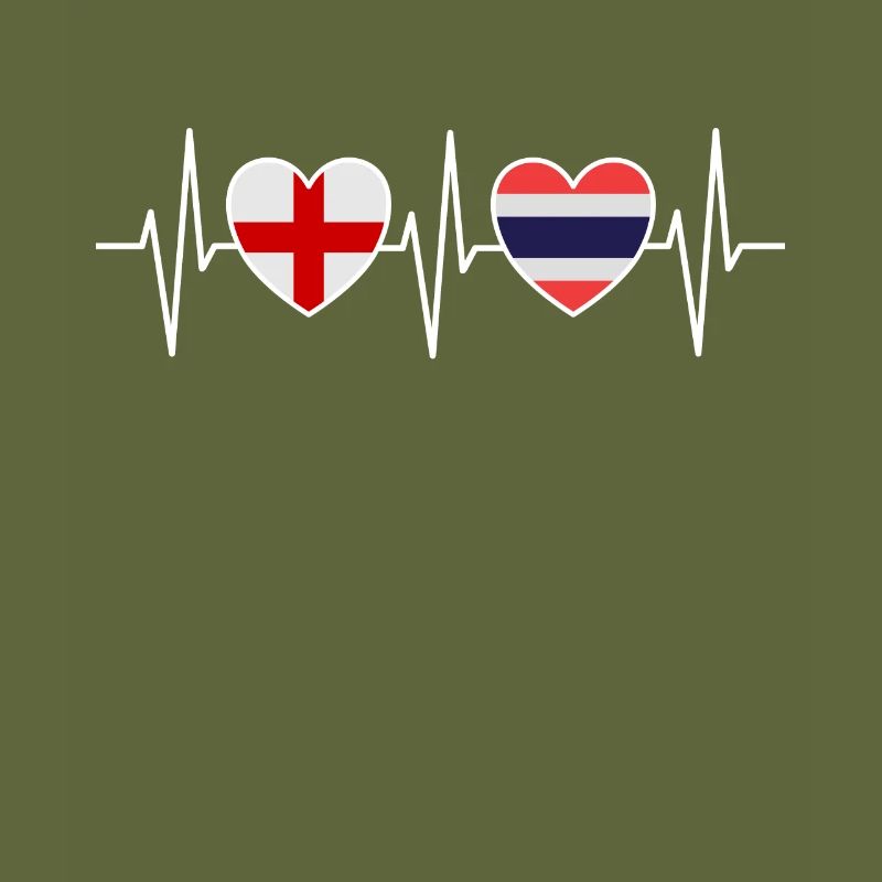 Drapeaux du drapeau thaïlandais de l’Angleterre et de la Thaïlande