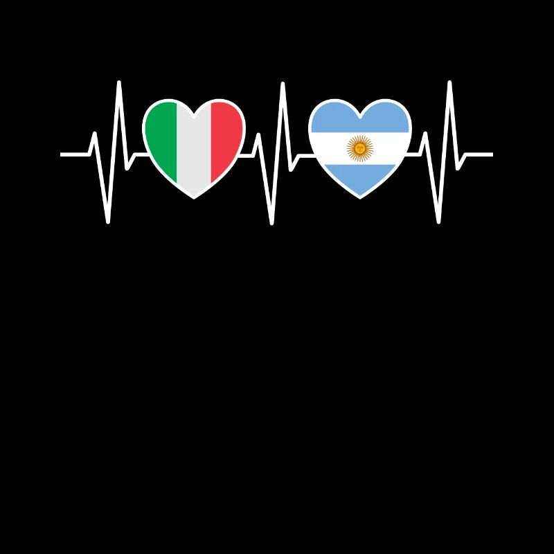 Italie et Argentine Drapeaux argentins