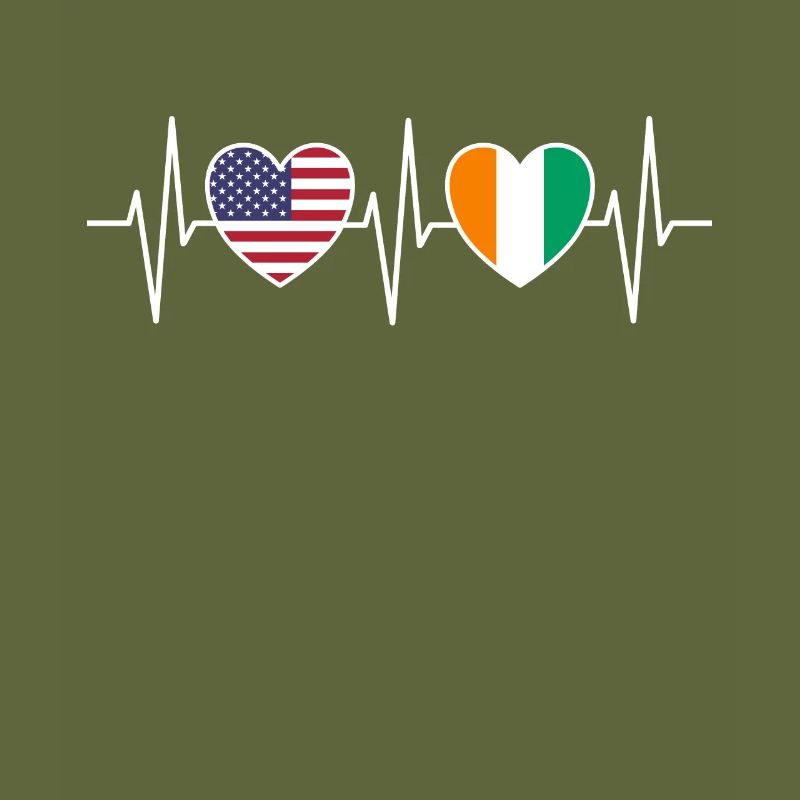 Drapeaux des États-Unis et de la Côte d’Ivoire