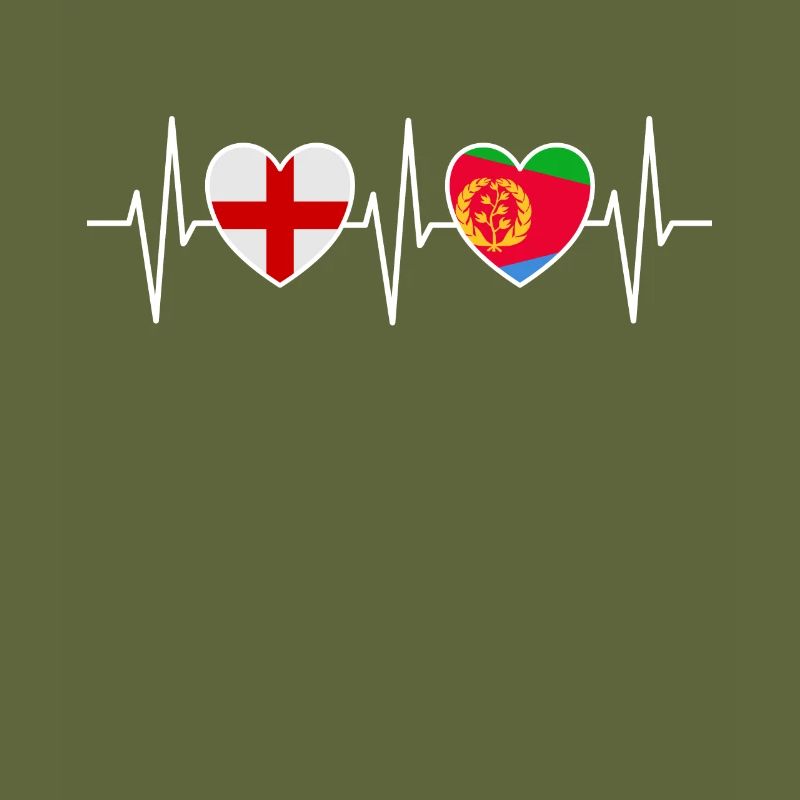 Angleterre et Érythrée Drapeaux du drapeau érythréen