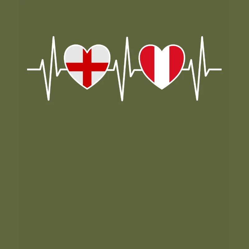 Angleterre et Pérou Drapeau péruvien Drapeaux