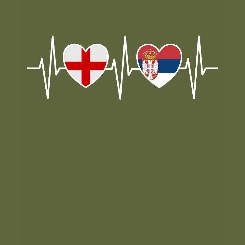 Angleterre et Serbie Drapeau serbe Drapeaux