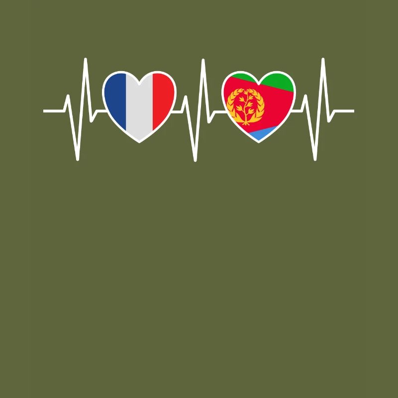 France et Erythrée Drapeau érythréen