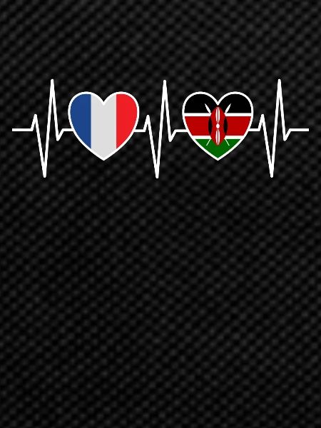 France and Kenya Kenyan flag