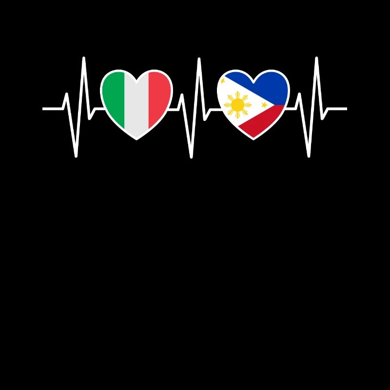 Italy and Philippines Philippine flags