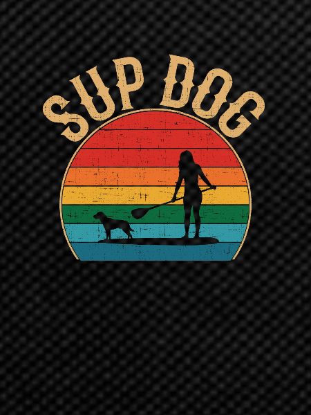 Sup Dog, paddle boarding