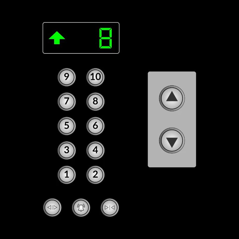 elevator panel, mechanic elevator