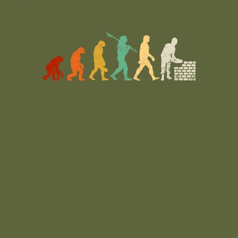 Bricklayer evolution, brickmason brick masonry