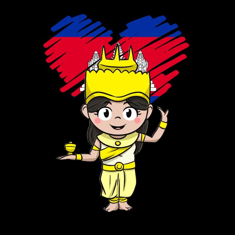Cambodia Tradition Dance Khmer Apsara I Gift