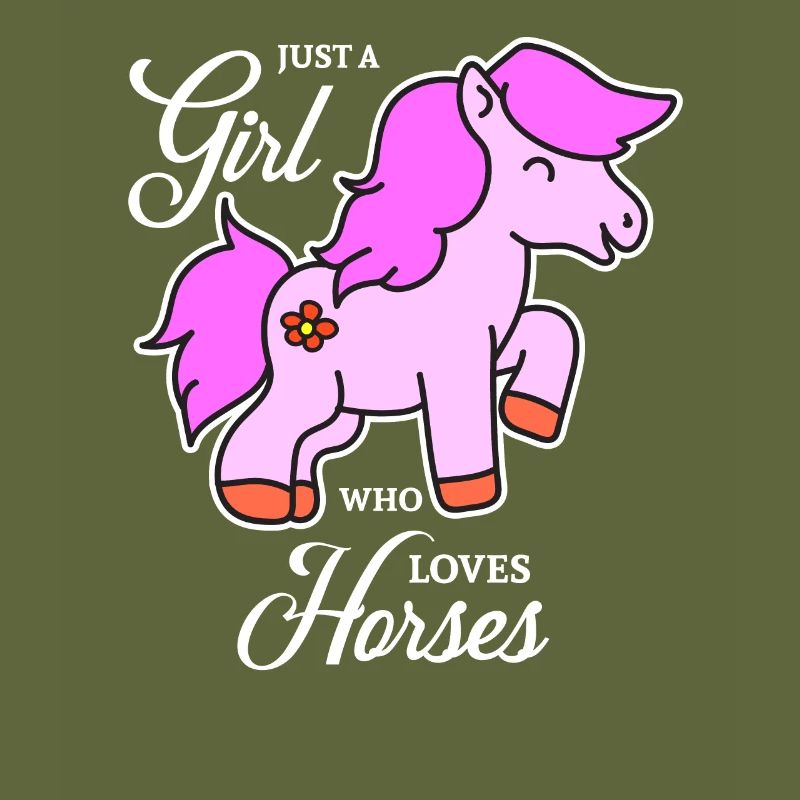 Conception de cheval pour les filles