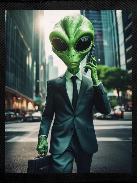 Businessman from outer space