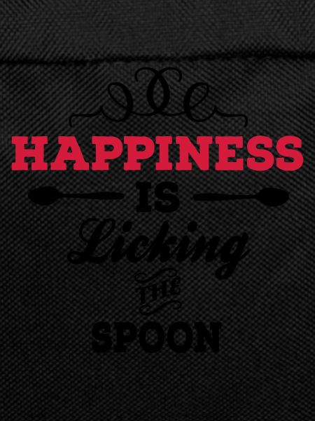 Happiness is licking the spoon