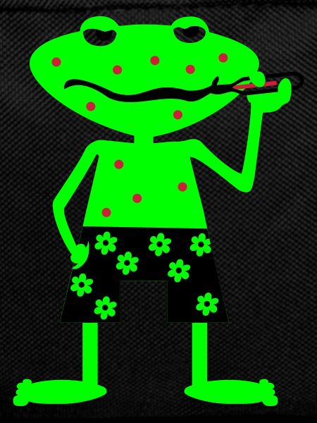 sick frog