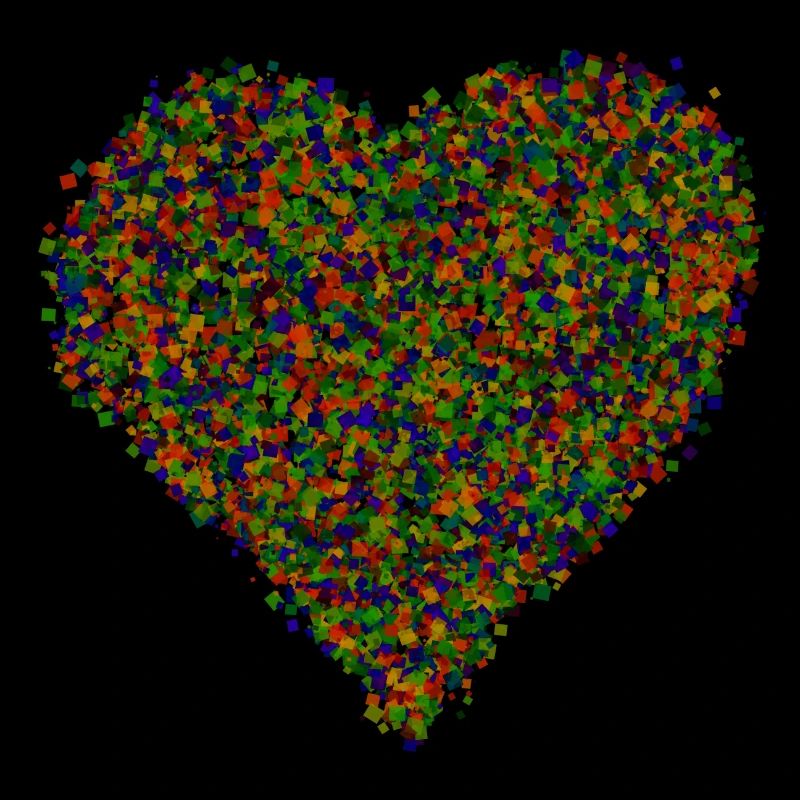 Konfetti-Herz