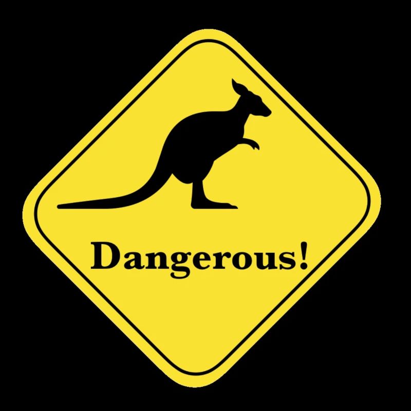 Dangerous kangaroo