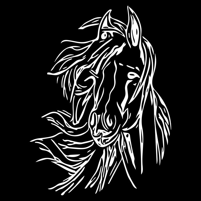 Horse - head vector