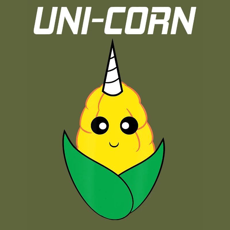 Uni Corn Corn on the Cob Einhorn