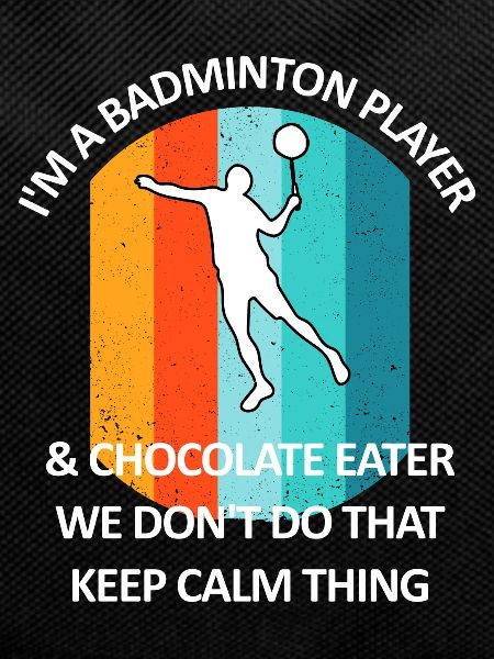 Badminton Badminton Badminton Player Chocolate