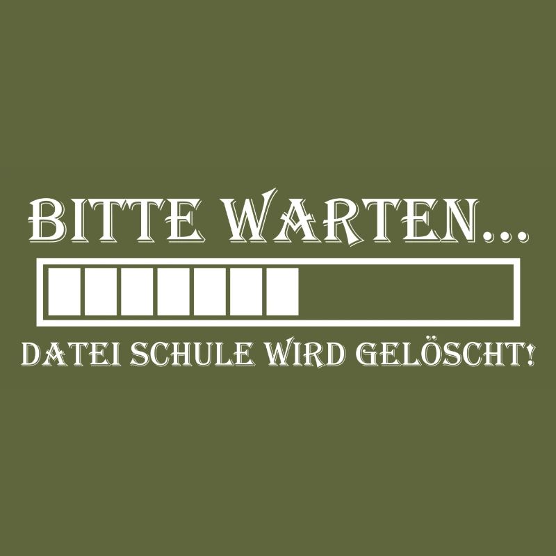 Bitte warten Datei Schule wird gelöscht Geschenk