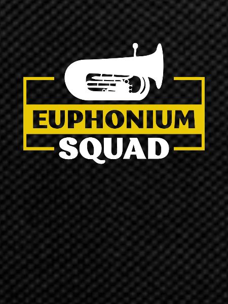 Deep brass marching baritone euphonium