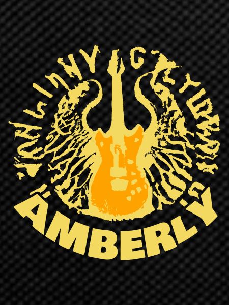 Amberly as a guitar
