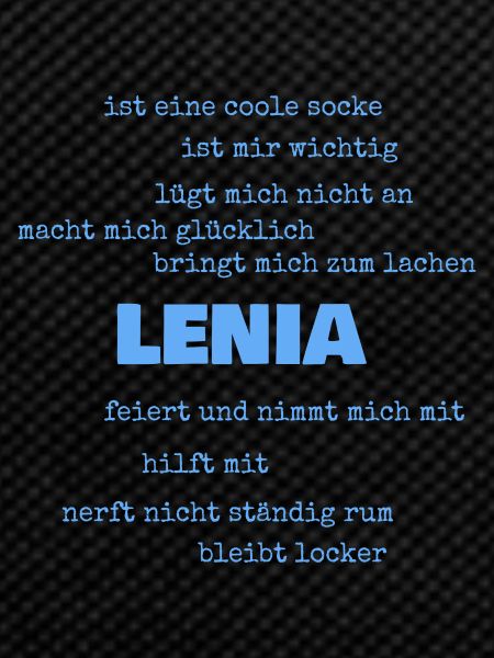 Lenia comme dicton