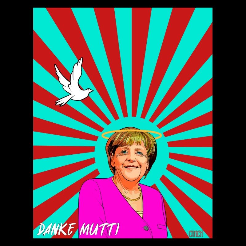 Danke Mutti rot türkis