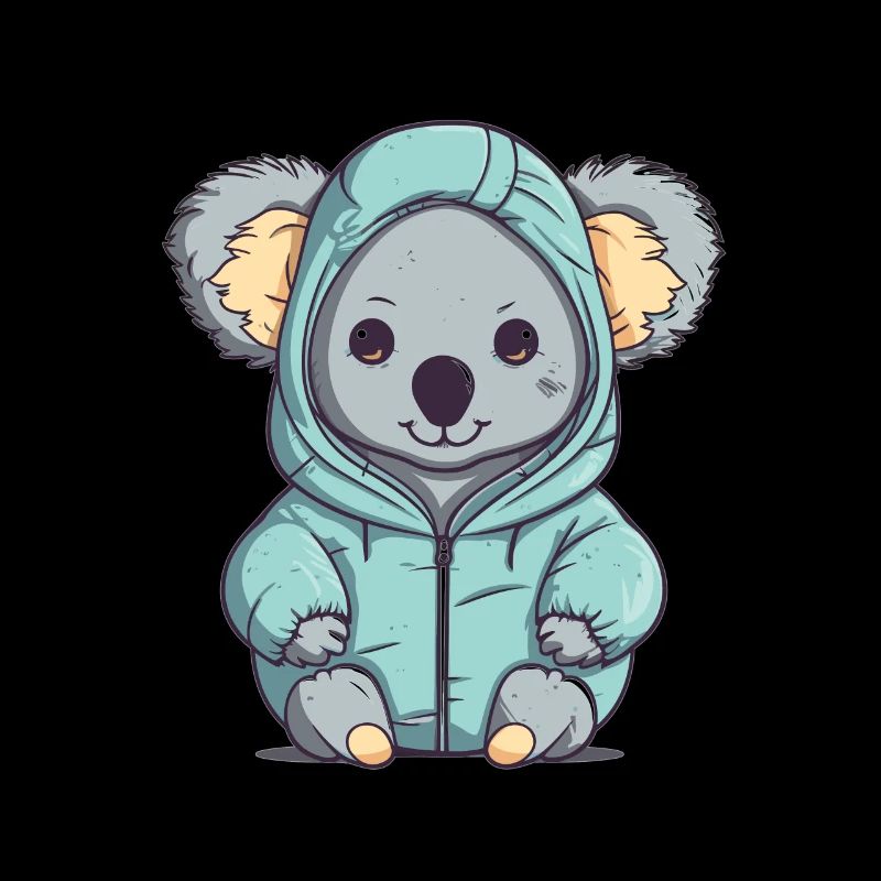 Cute Anime Style Koala Kawaii