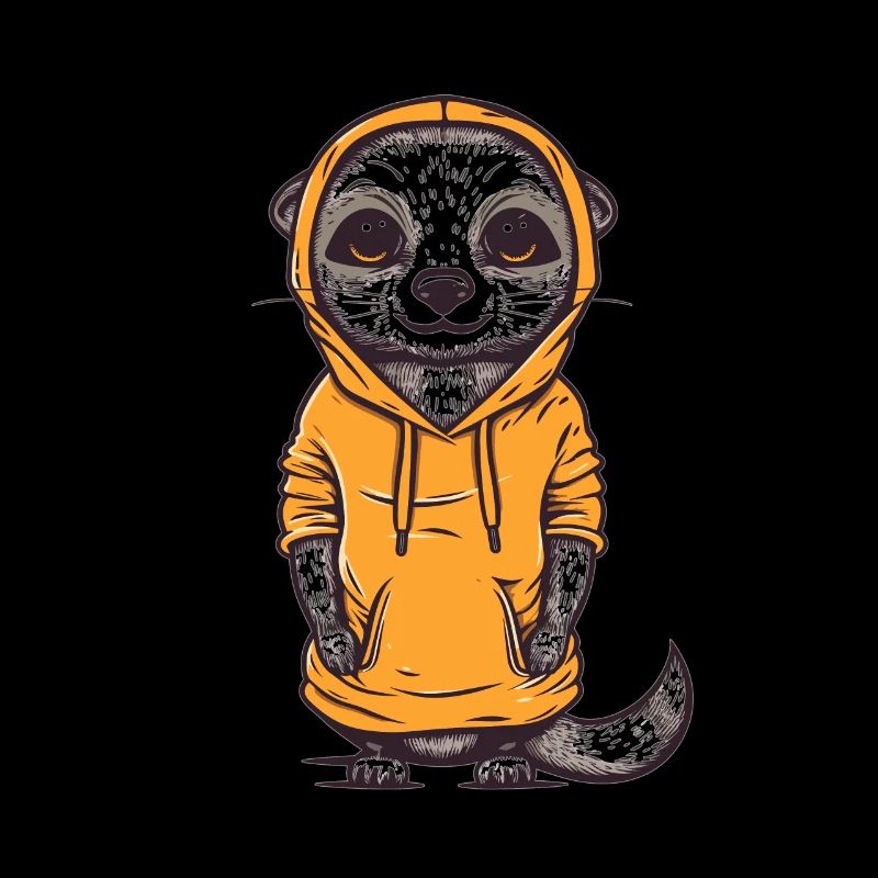 Cute anime style Meerkat Kawaii