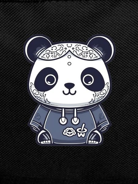 Cute Anime Style Panda Kawaii