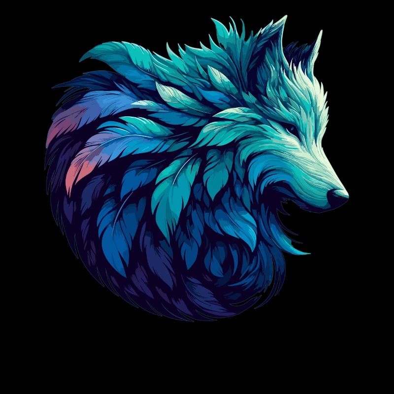 Wolf Standing Majestic In A