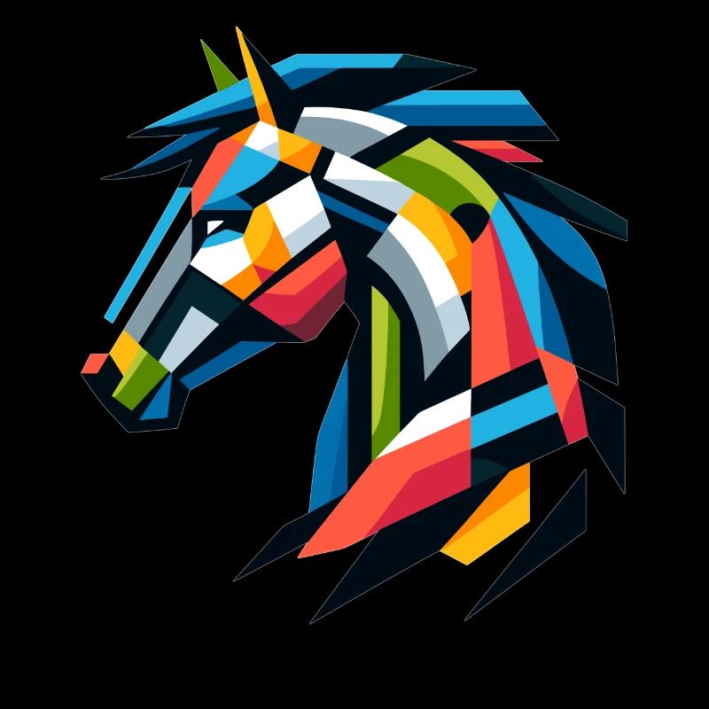 Cheval abstrait cheval