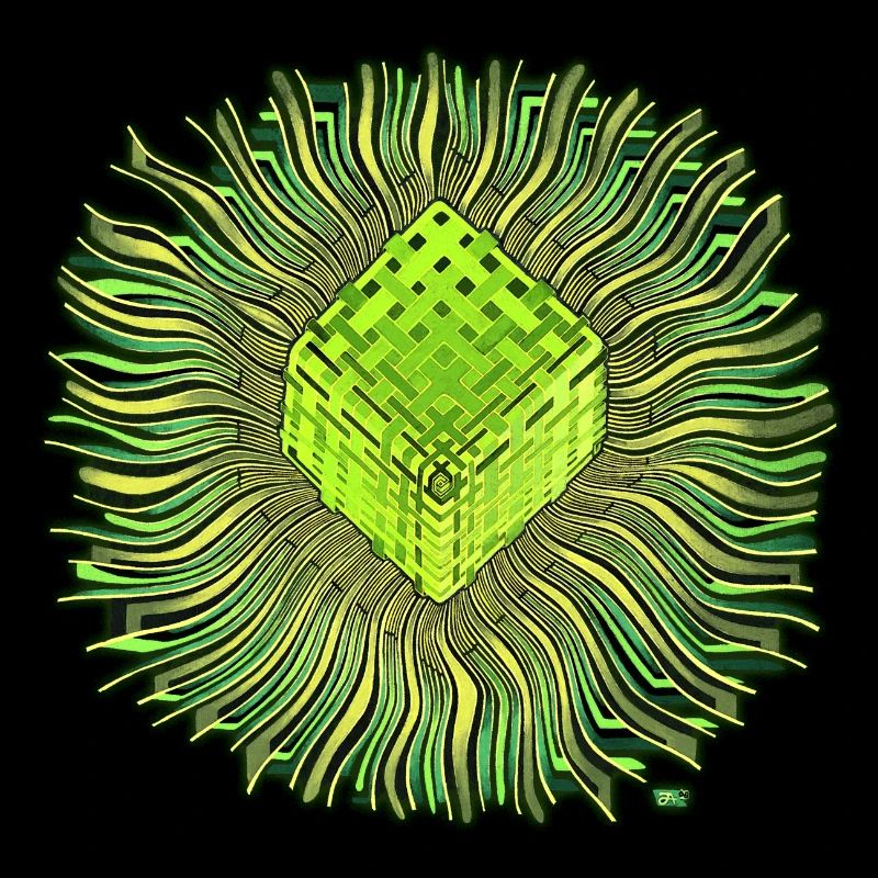 Psychédélique Cube / Cube psychédélique