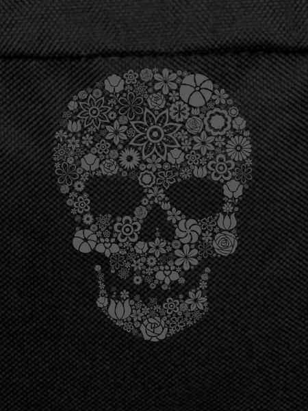 Skull Flower grey