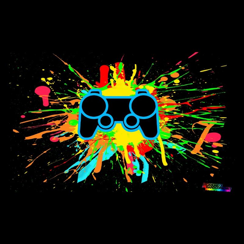 Controller Splatter Gamer