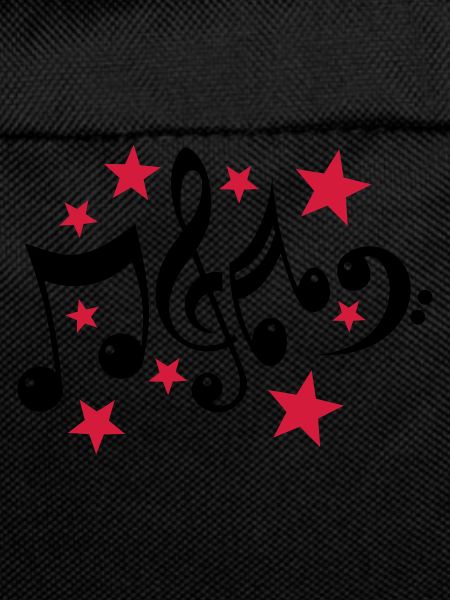 Music Notes and Stars 2c