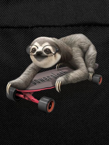 SLOTH ON SKATEBOARD