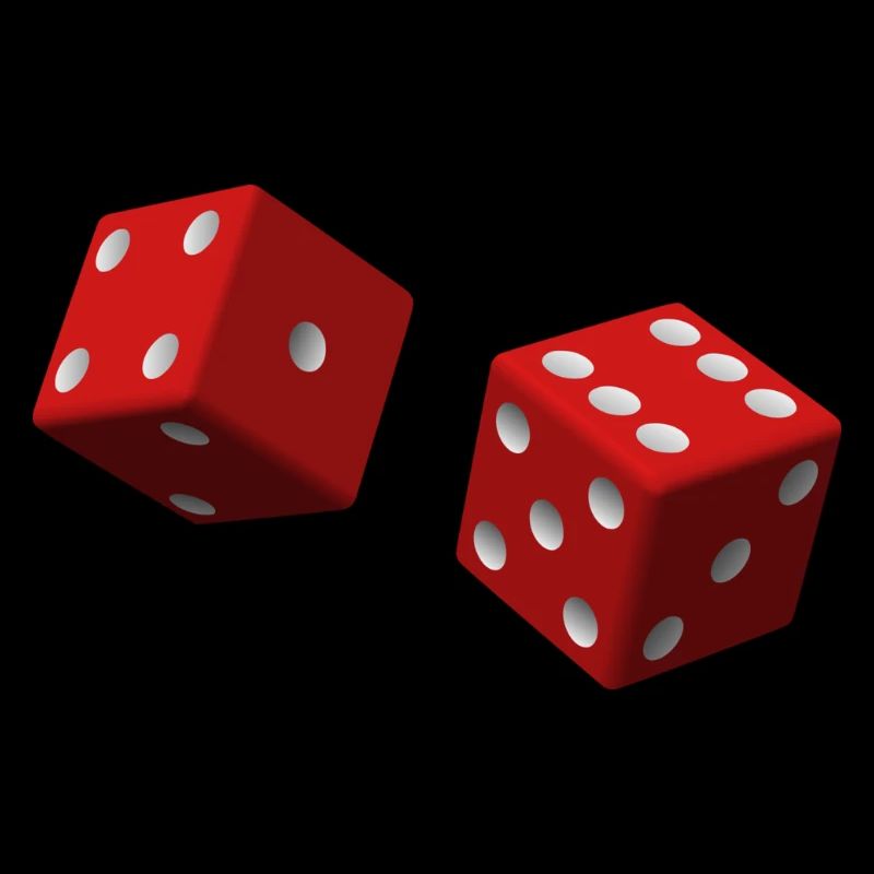dés rouges