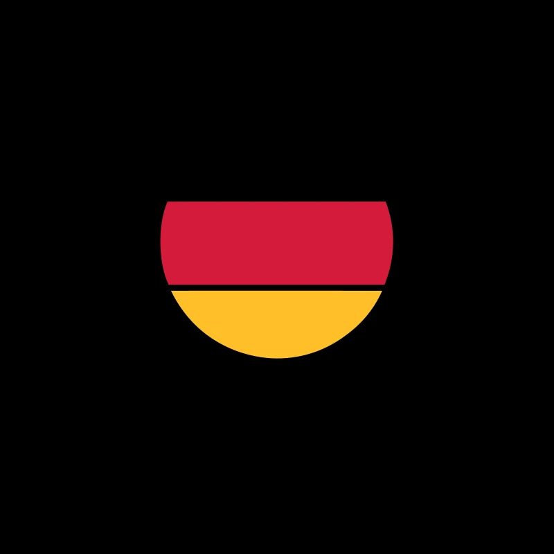 Germany (flag & laurel wreath)