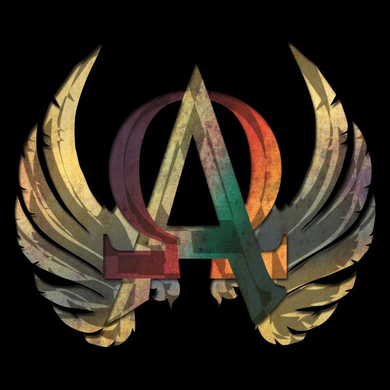 ALPHA & OMEGA ornament