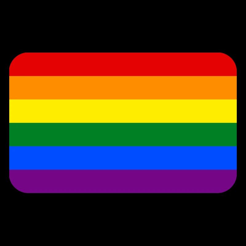 RAINBOW FLAG round corner 400 dpi