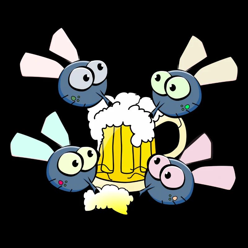 Beer and flies