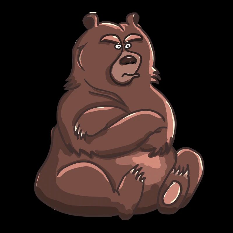 Doba the grumpy bear