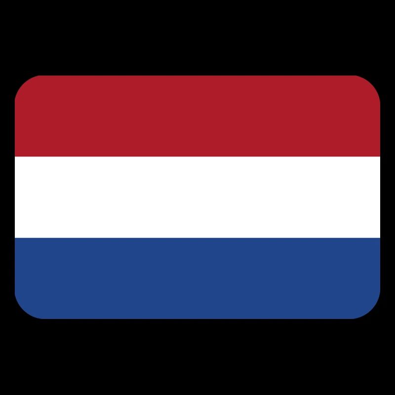 NETHERLANDS FLAG round corner 400 dpi