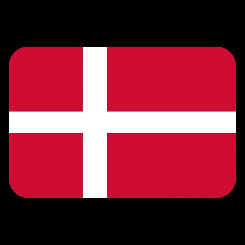 DENMARK FLAG round corner 400 dpi