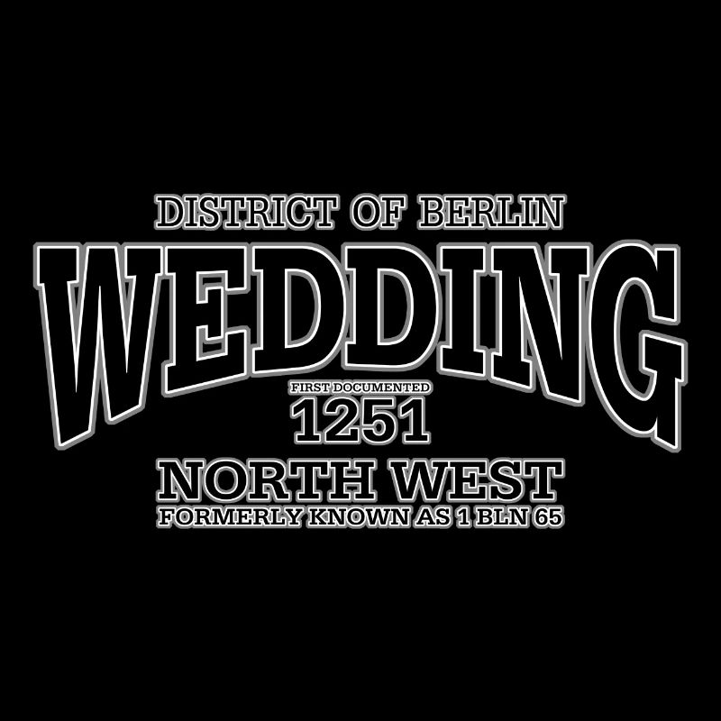 Mariage impression noire